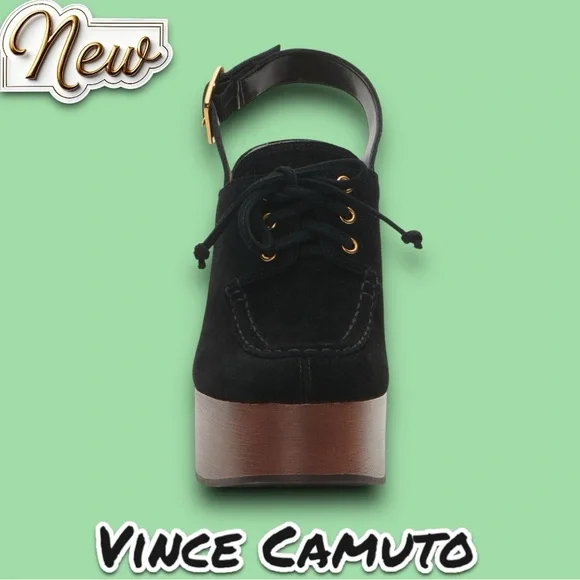 New Vince Camuto Inerta Slingback Platform Clog Heels Women - Picture 4 of 9